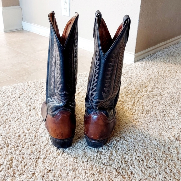 Men's Western Cowboy Boots SZ 10.5D - Picture 4 of 10